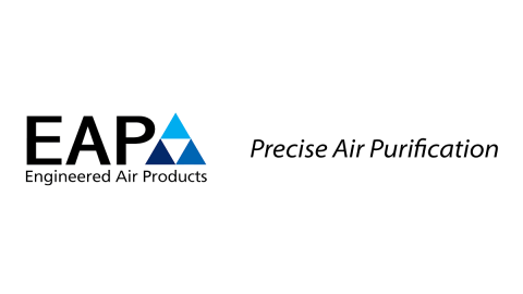 black and blue Engineered Air Products logo