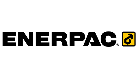 black enerpac logo