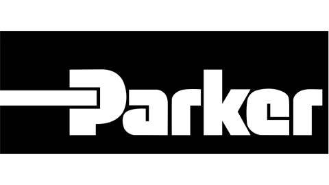 black and white parker hannifin logo