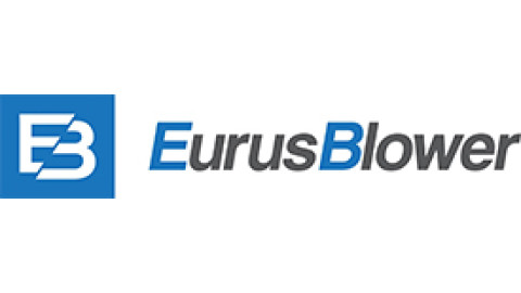 blue and black EurusBlower logo