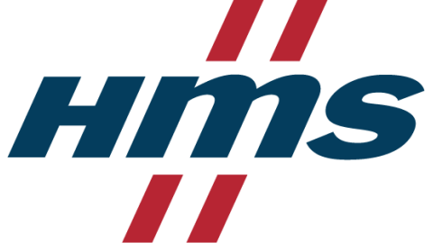 blue and red hms logo