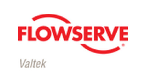 red and grey FlowServe logo
