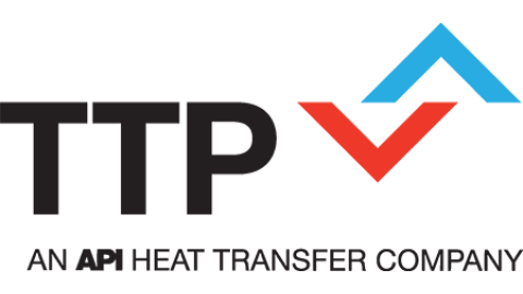 black, red, and blue TTP logo