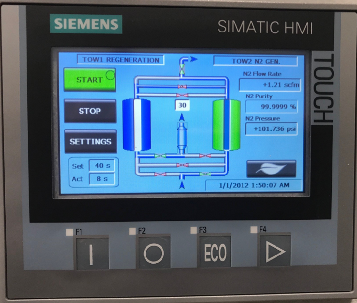 Siemens Simatic HMI control panel