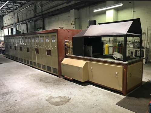 nitrogen generating system in tan and brown with venting hood