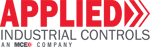 red and black acquired industrial controls logo