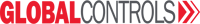 red and black global controls, inc. logo