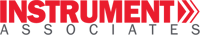 red and black instrument associates logo