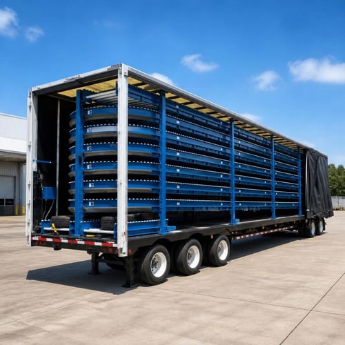 automated tire and wheel conveyors
