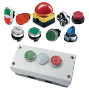 Eaton M22 industrial pilot devices and emergency stop