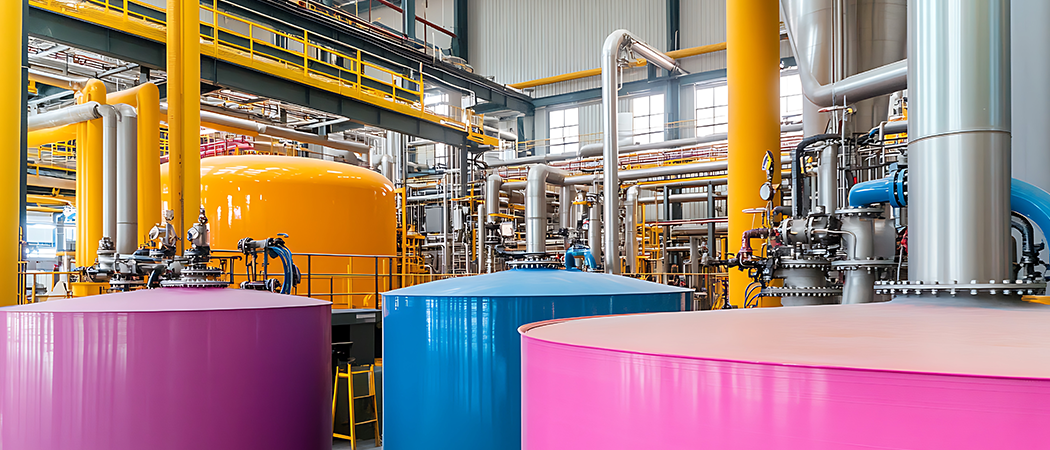 Stock Image - Paints and Coatings Plant Stock Image - Paints and Coatings Plant